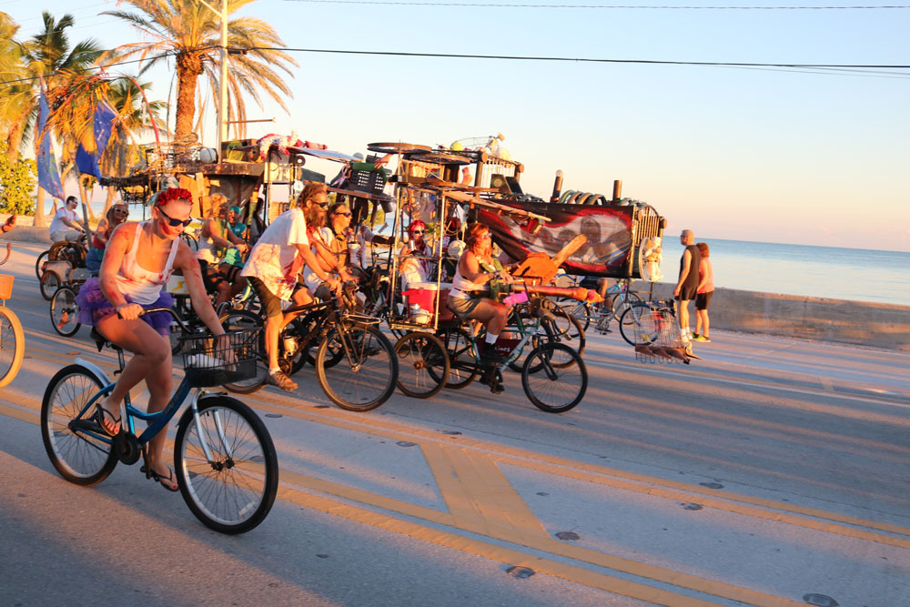 Zombie Bike Ride 2018 photo - Duval Street, Key West